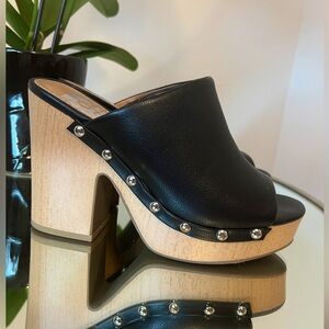 💥DOLCE VITA Black Mule Clog Size 7